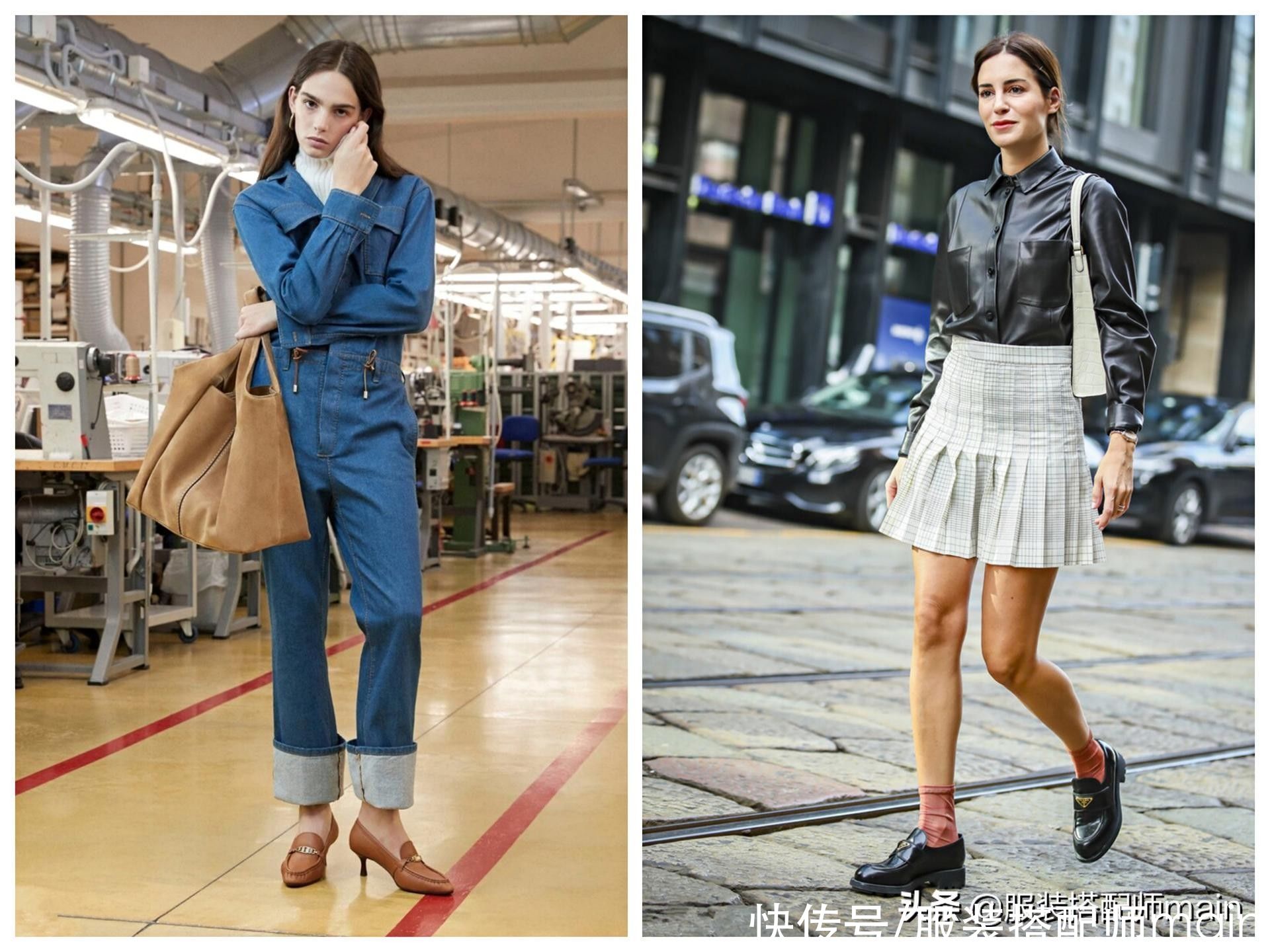 穿乐福鞋|腿粗腿短不适合穿乐福鞋？因为你对了鞋头鞋跟，却忽略了鞋面