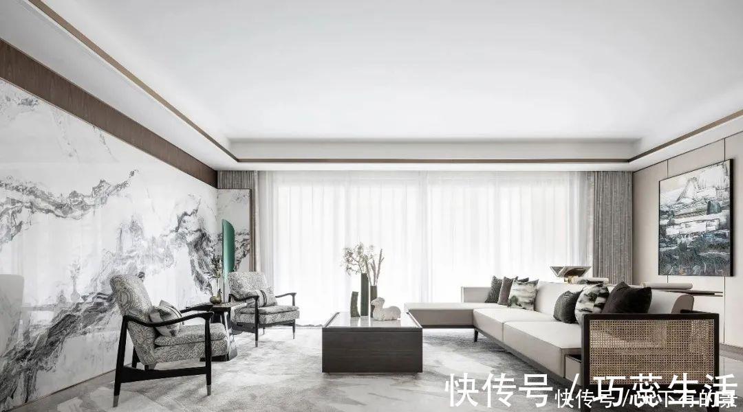 骑士精神|越来越多人装修选择中式风,像她的165㎡之家,入户就是诗意