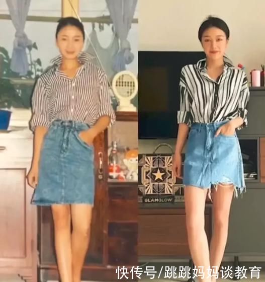 可比性|女学生和母亲的“同款照”，妈妈年轻时有多美?网友:没有可比性