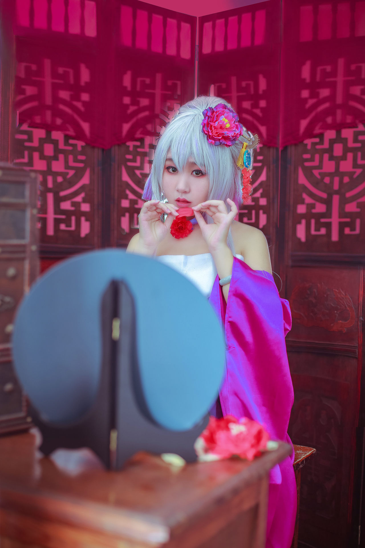 洛天依cosplay 三千世界鸦杀尽