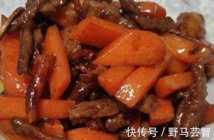 胡萝卜炒牛肉|宝贝馋哒，又香又嫩，隔几天就做1回，吃着特别过瘾，自己做卫生