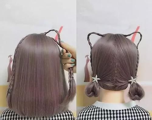 编发|“学生党”创意编发,扎完后少女感十足大家赶紧学起来