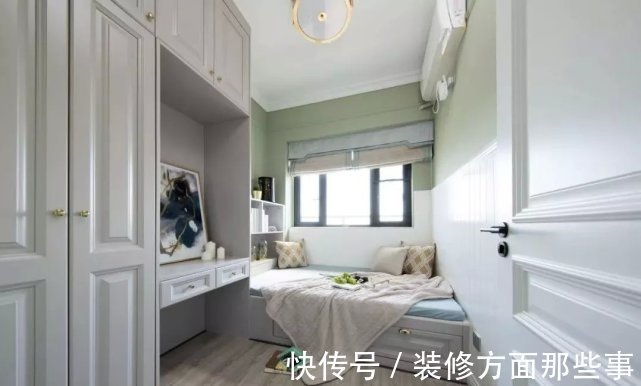 壁灯|86㎡简约小美式轻盈优雅的暖心之家,点缀绿植打造舒适精巧场域