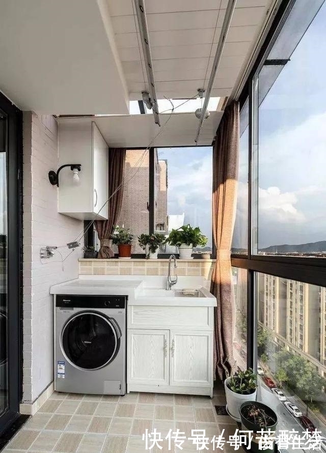 草地|原来阳台还能这样铺砖,太漂亮了,一看就喜欢