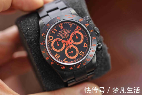 雕花 大c论表:blaken镀黑劳力士迪通拿,戴最黑的表做最亮的仔