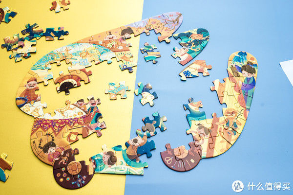  兔子|传统文化不能丢~ 国风兔子灯笼，传统民间技艺异形儿童拼图晒单~