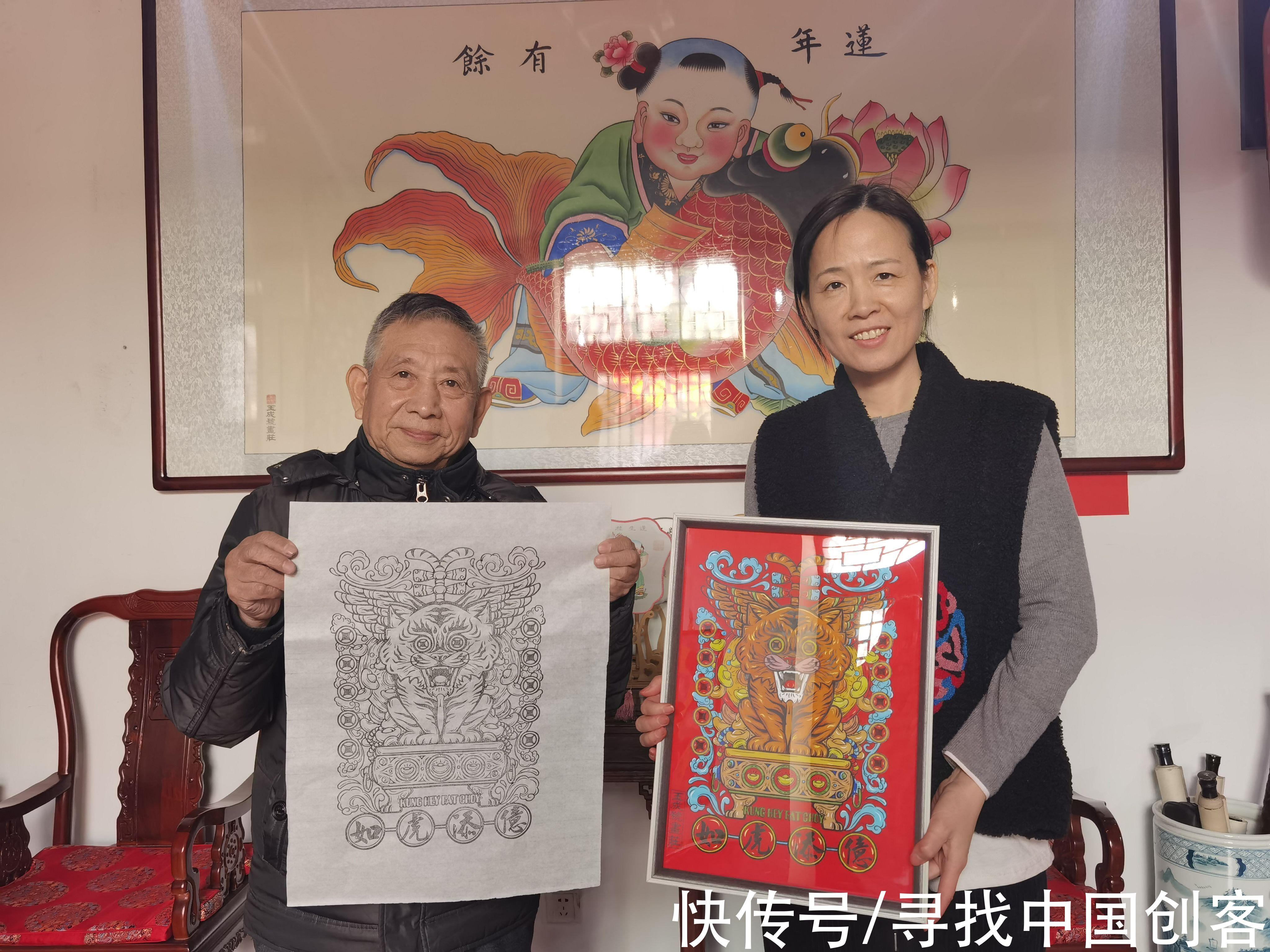 木版年画！杨柳青年画：画风能创新 老手艺不能丢