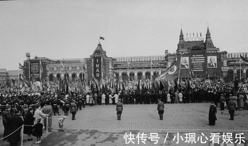 五一|老照片：1958年五一劳动节 莫斯科红场的盛大庆祝活动