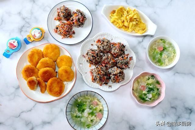 小学生早餐吃什么?简单实用接地气的7天早餐,妈妈不起早轻松做