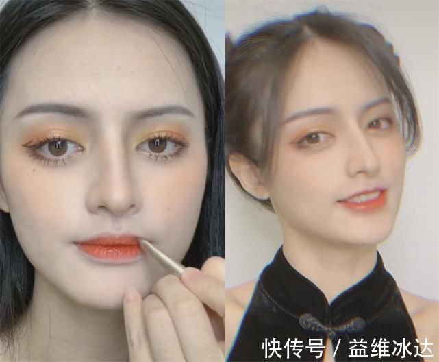 热巴|小姐姐仿妆“热巴”,开始真不错,成品你比她还美