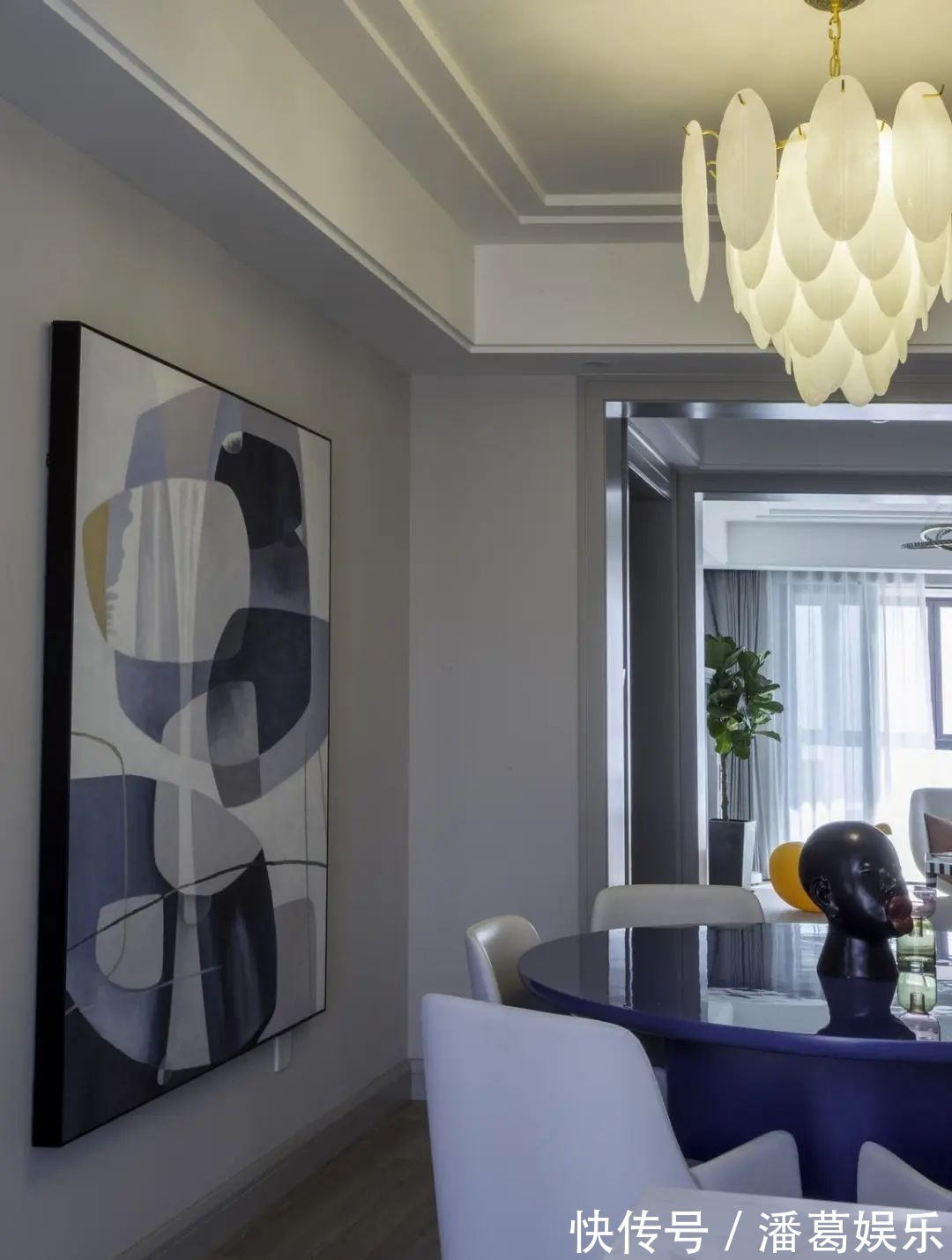 情趣|180㎡浪漫小窝,蓝与粉、灰与白,优雅情趣,轻松舒适