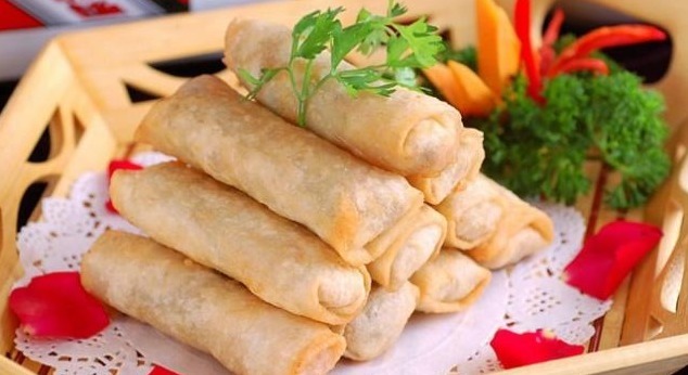 用这馅做春卷,我也是第一次做,真好吃,孩子吃8个,撑了还想吃
