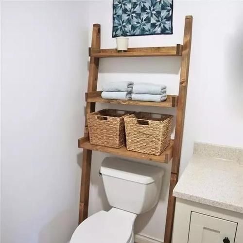 柜子|利用好马桶上方的1㎡,在马桶上装个架子,卫生间瞬间大了5㎡
