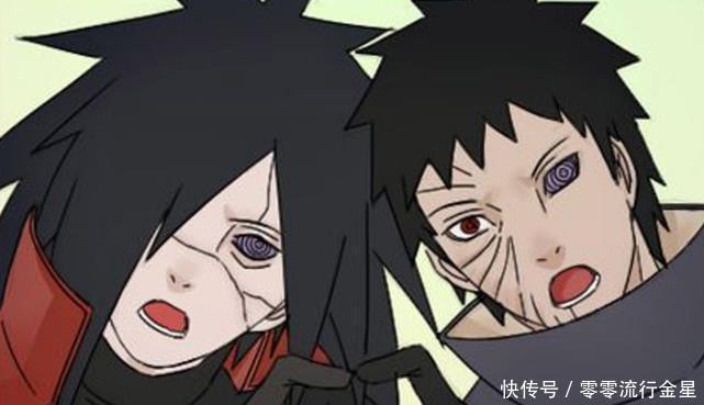 霸气|火影斑与带土各阶段合影,初遇时默契十足,六道模式的手势霸气!