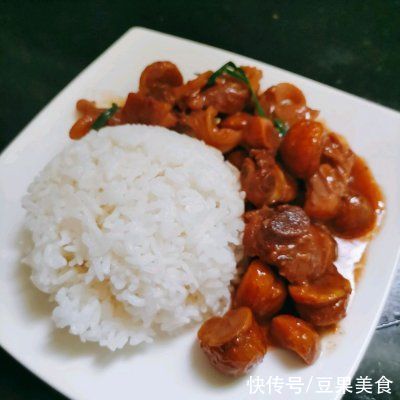 板栗闷鸡中午刚做完,晚上又想吃了