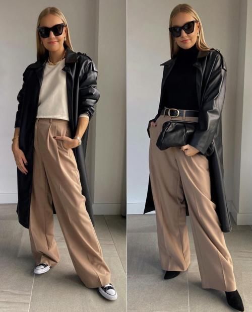 懂时尚的上班族，穿搭洋气还实用，这个女孩的搭配带来全新灵感