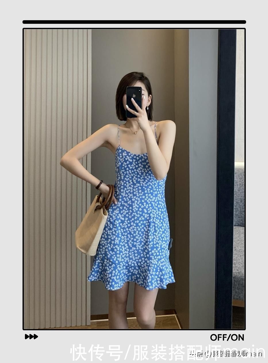 姜贞羽|今夏火爆时尚圈的3款印花裙，不仅显高还专治微胖身材