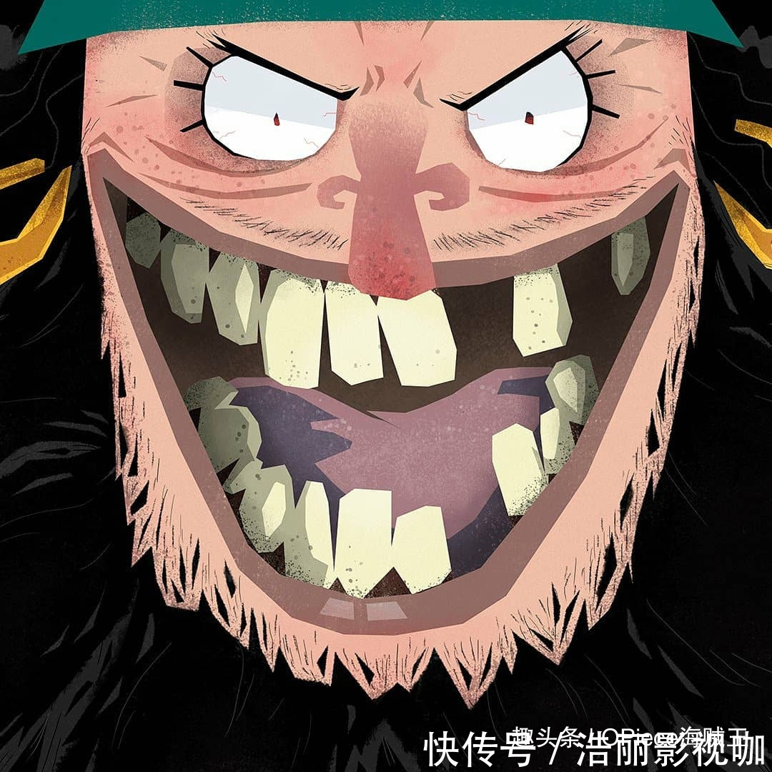 白胡子|海贼王暗黑童话风壁纸大妈姿势很妖娆，红发满身箭矢笑容满面！