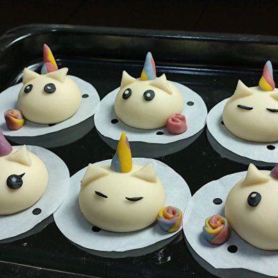 这道水光肌｜独角兽馒头，一上桌就被哄抢一空