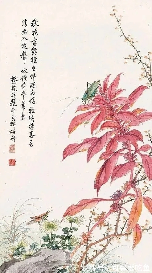蔡震渊!一位不大“出名”的现代国画家|蔡震渊花鸟画
