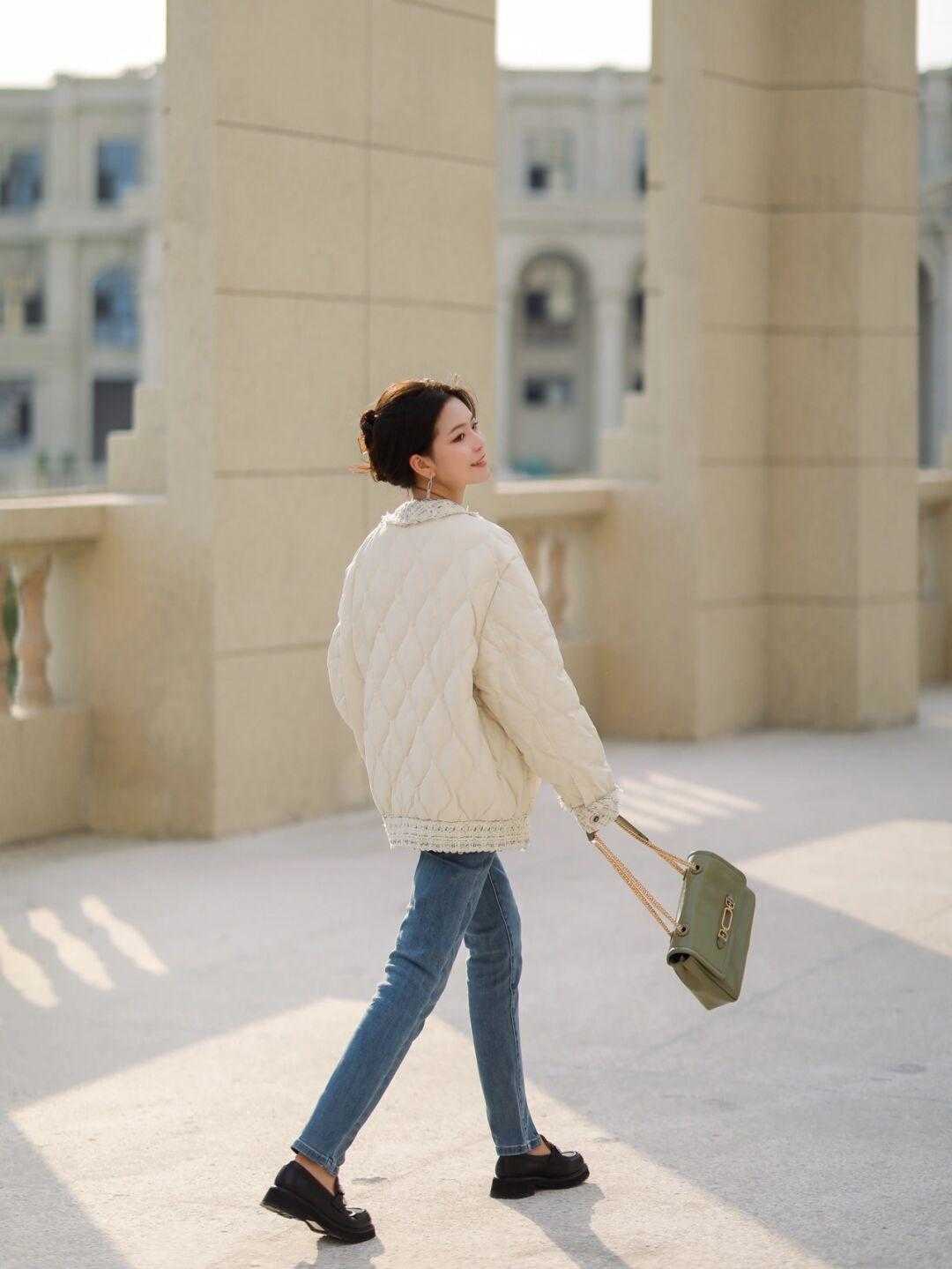 修饰|羽绒服要遮肉更要时髦,看潮人给你亲身示范,好用还简单!