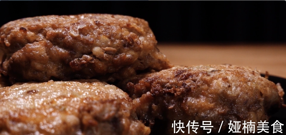 芝麻油|豆腐煎肉饼，减肥也能吃的低脂肉饼