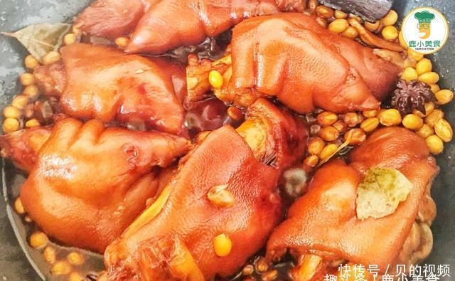 做酱猪蹄,只放八角香叶可不行!牢记“2要点”,软糯浓香酱味足