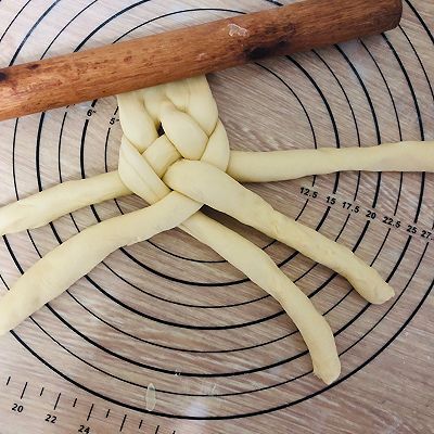 编法|五辫子面包编法