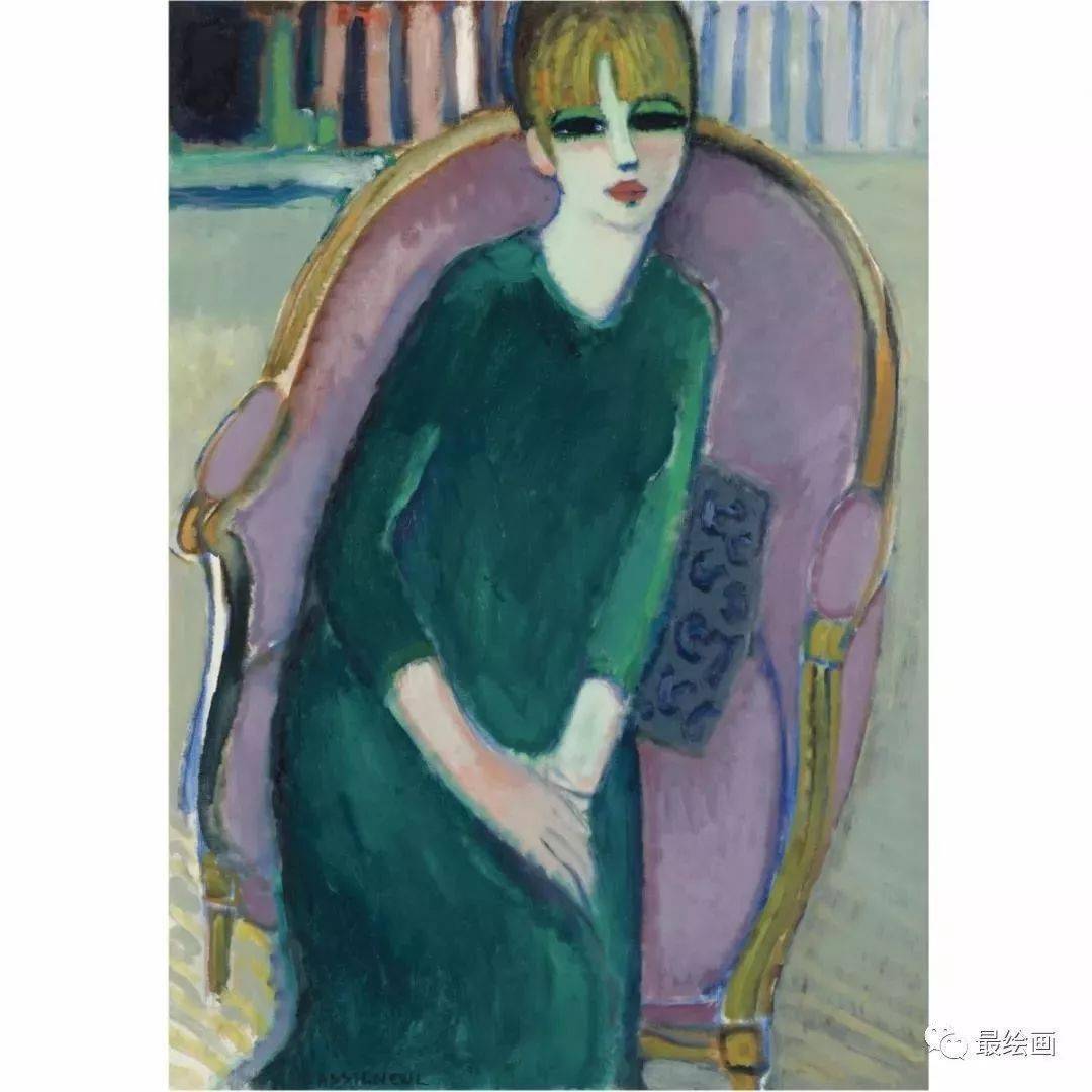 野兽主义#皮埃尔·卡西尼尔:领略野兽主义奔放节奏和表现主义浓烈意蕴油画作品