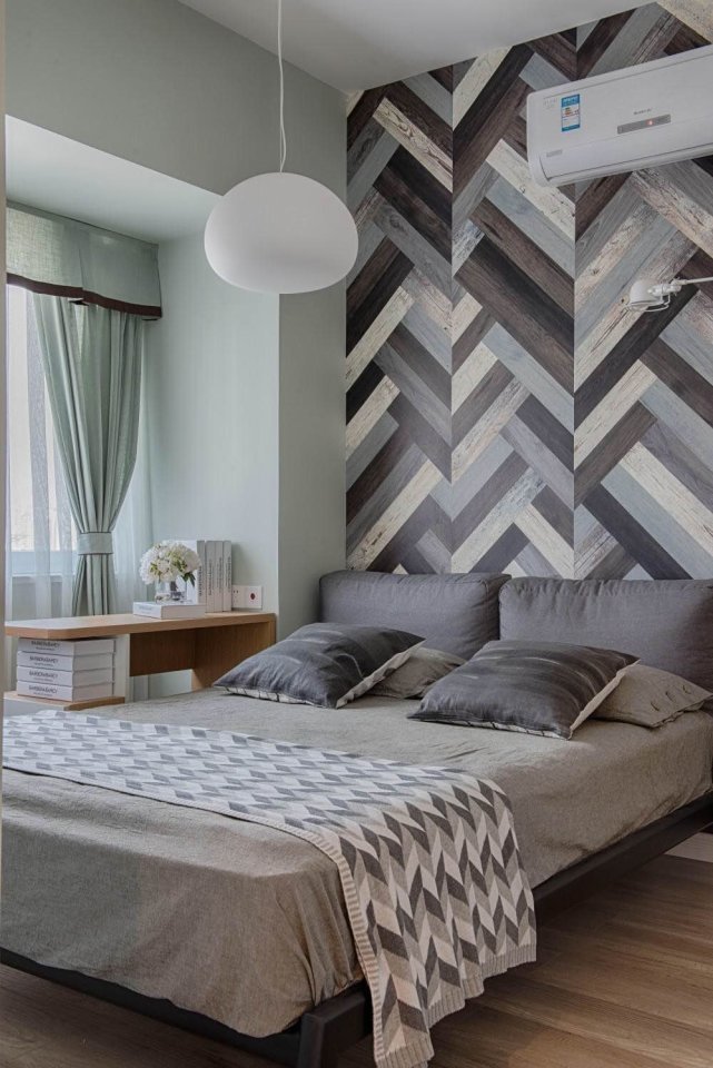 床头柜|60平简约风二居室在开放式设计放大空间,是我理想中家的样子