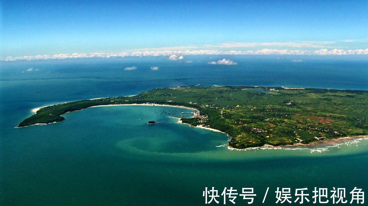 崖岸|涠洲岛：一枚漂浮在大海中的弓形“翡翠”