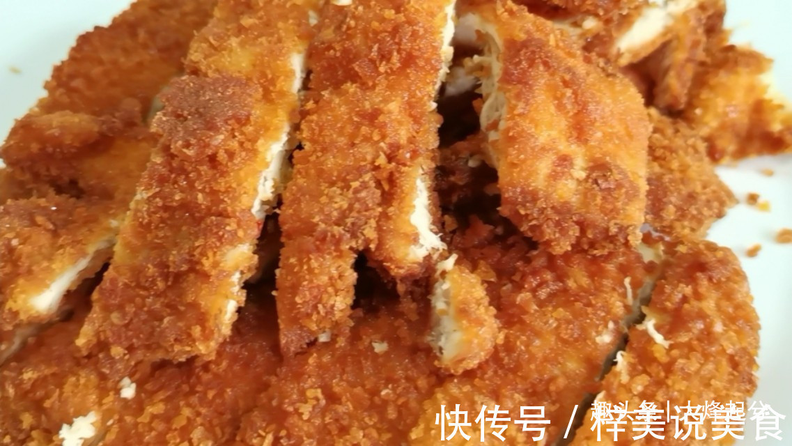 学会炸鸡排的技巧与方法,在家做外酥里嫩又解馋,再也不用出去买
