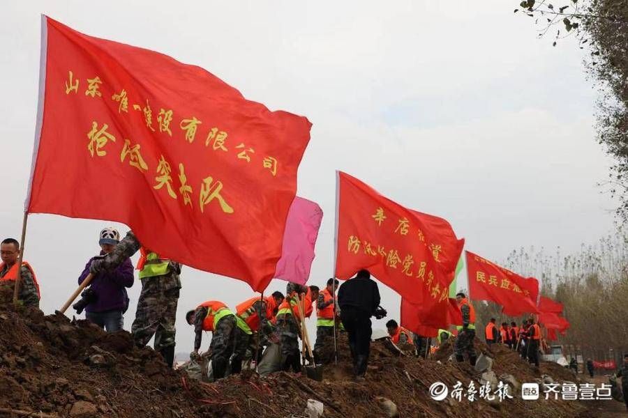 党支部|东营区把党史学习教育的成果写到临黄堤上