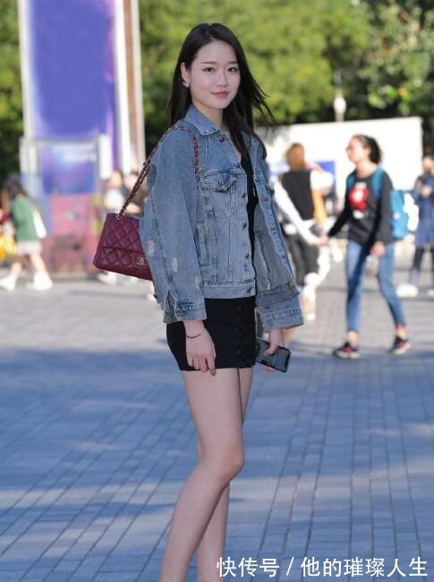 裙装 裙装牛仔夹克穿搭风格,用心才能装扮出你想要的模样!