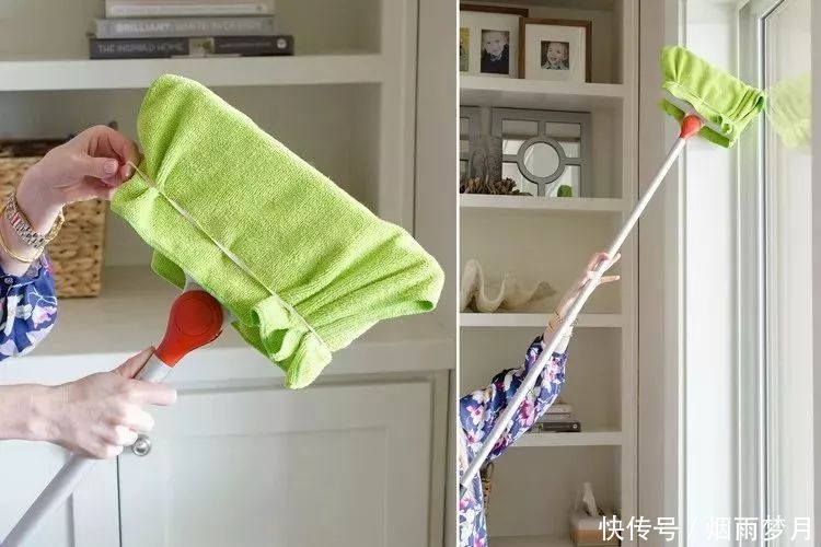 蘸取少量|窗帘脏了不用拆不用洗,如此做比洗还干净