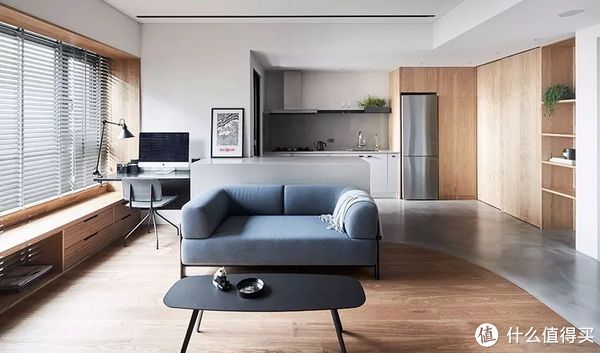 小空间|生活艺术家 篇二十八：成都夫妻的45㎡婚房火了，坚持一体式布局，却有藏不住的高级感