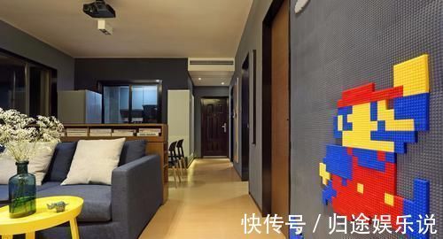 装修|135平米现代简约风格三居室装修图,浓重的色彩,让人过目难忘
