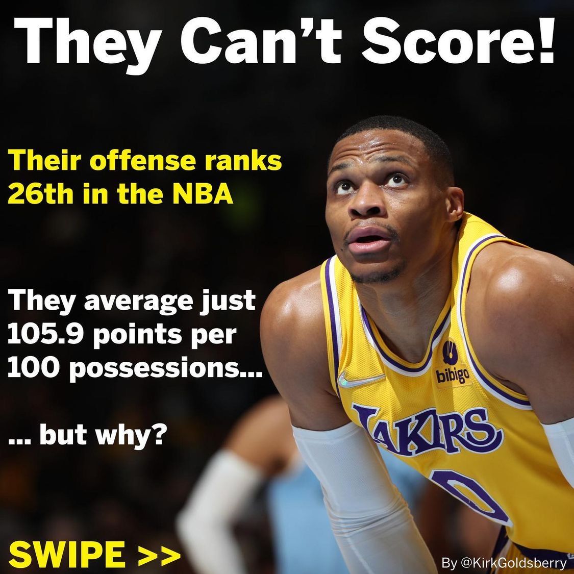 nb數(shù)據(jù)專家分析湖人：最大問(wèn)題在于無(wú)法得分，失誤多投射差