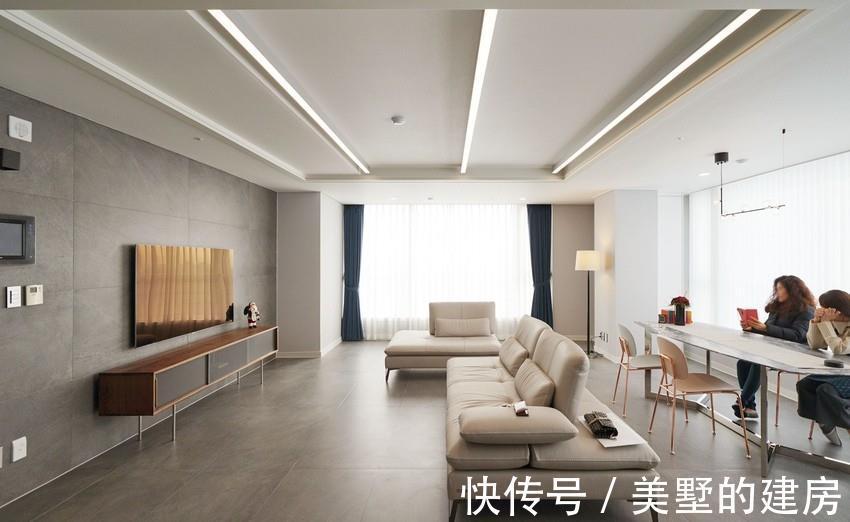 门廊|简约风才是“大室”所趋，179㎡的大平层，打碎了我对别墅的向往