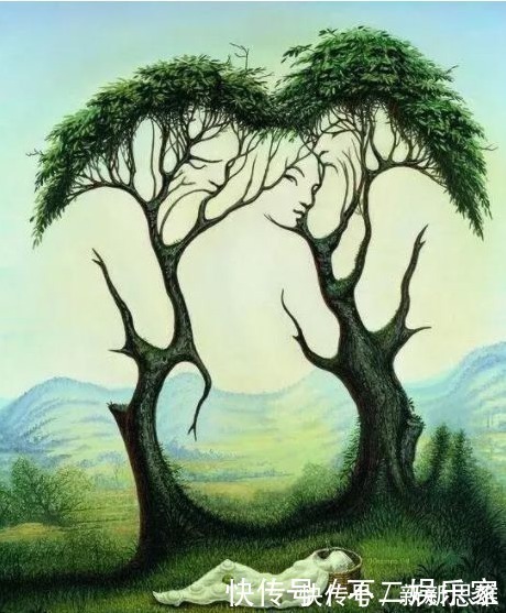 背影|超准老年痴呆测试:树上有一个女性的背影,能一眼看出的人都很牛