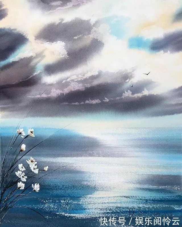 屏保$充满仙气的水彩画，每一张都可以用来做屏保！