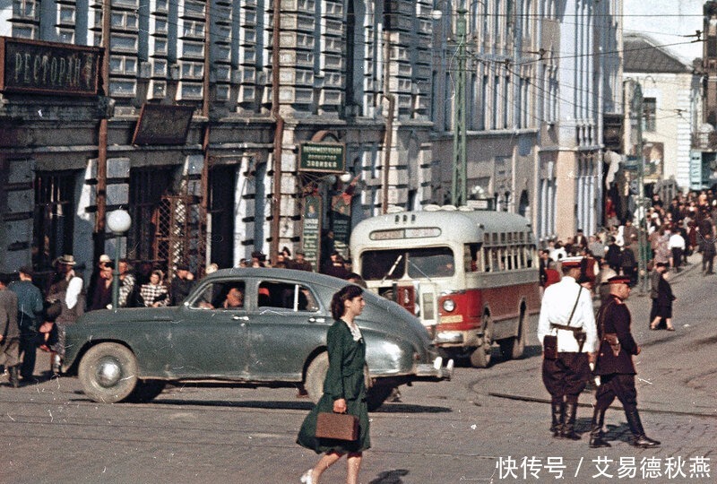 重兵|老照片:1955年的海参崴苏联重兵驻扎