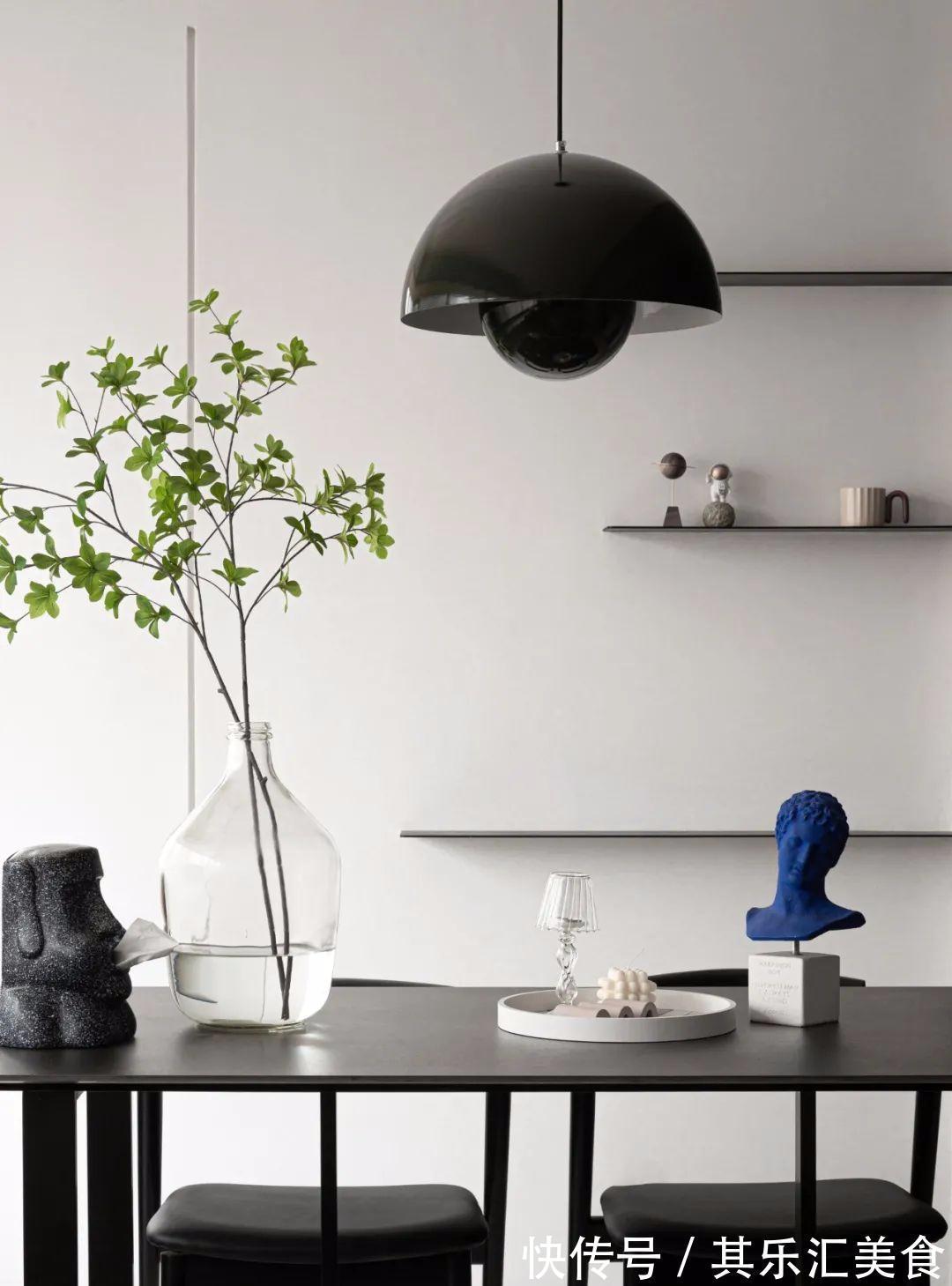 床头|110㎡精装房改造,颜色点缀空间,打造出浓浓的艺术气息!