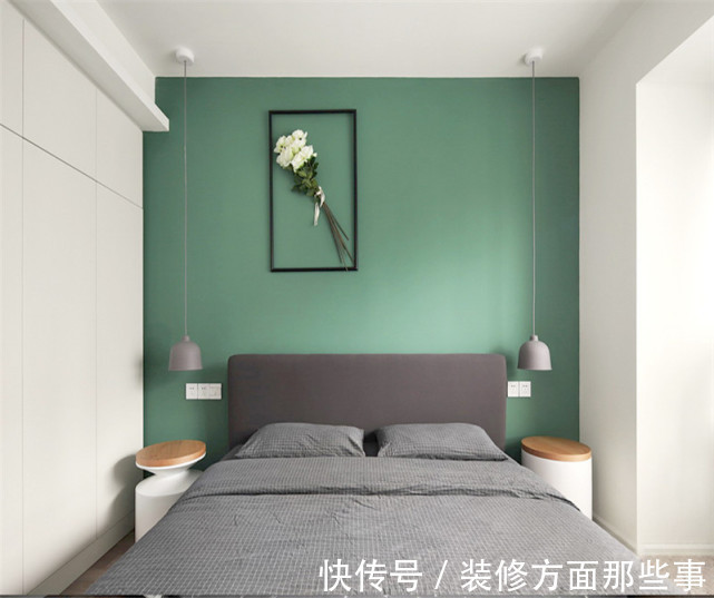 墨绿色|89平北欧风仿若自带纯净空气,清新而纯粹