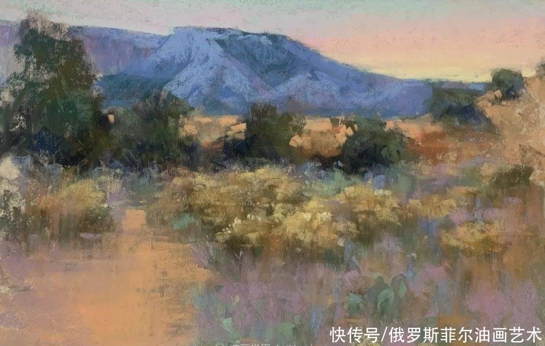 艺术家|美国当代粉彩艺术家贝萨尼·菲尔兹粉彩风景画作品欣赏