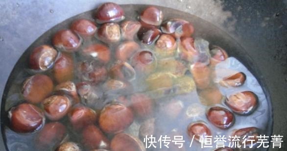 栗子肉|剥栗子教你正确的方法,加上一步,栗子煮好后自动张开!
