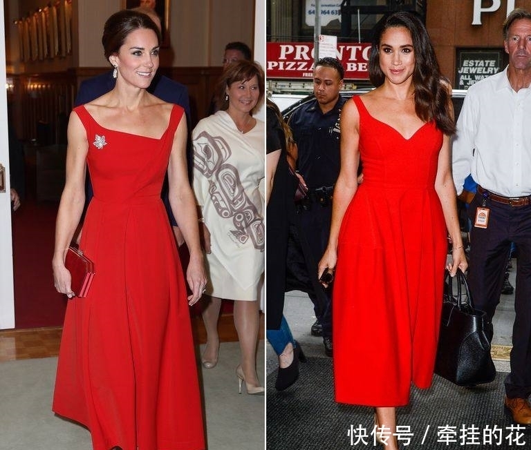 凯特王妃与梅根时尚造型大比拼,都穿同色调衣服,谁更时髦呢?