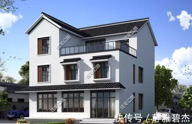 露台|农村建房位置好, 建个带商铺的户型把钱赚, 10套户型分享