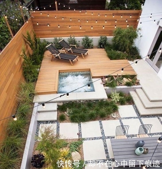 甲板|想要给院子做下沉式设计,高低落差布局打造茶室+户外餐厅,享受