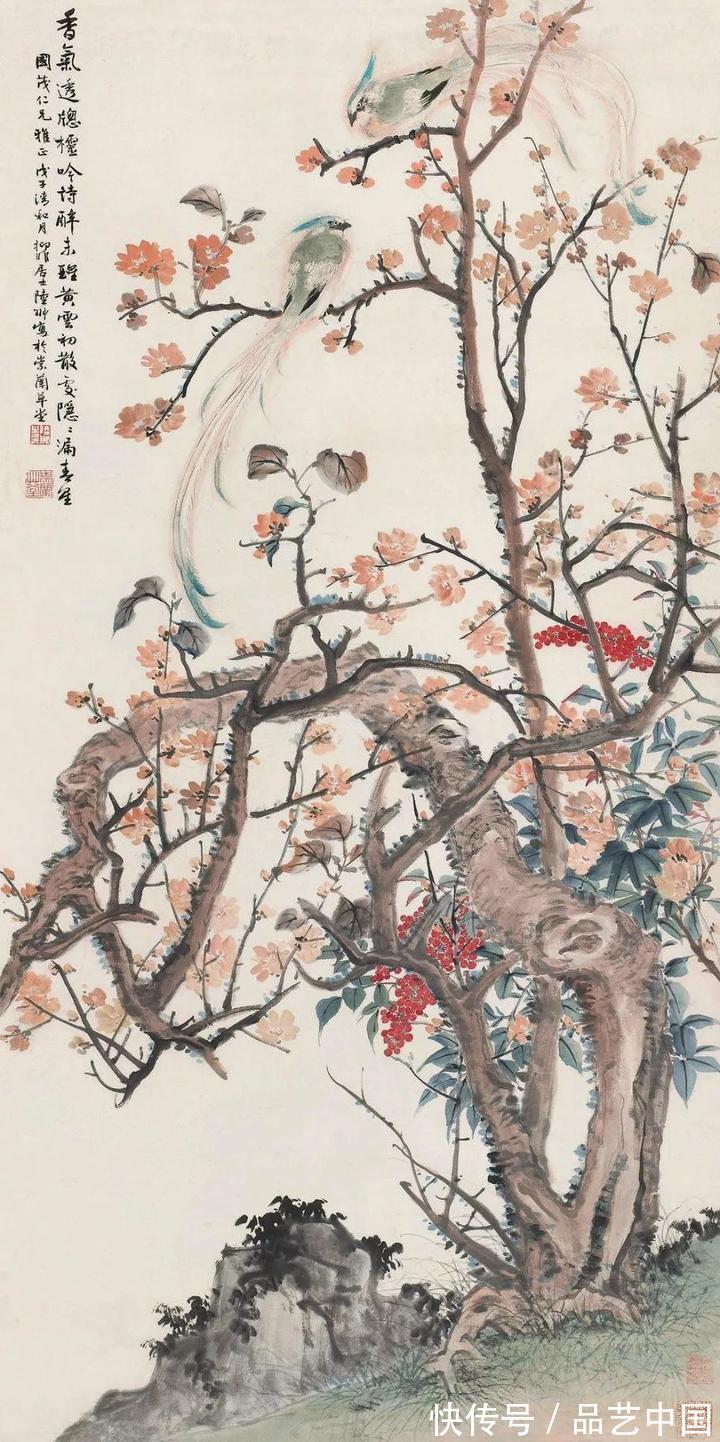 中国画&陆抑非：出色的大写意花鸟画家多半是书法家，大写意画是写出来的，不是画出来的